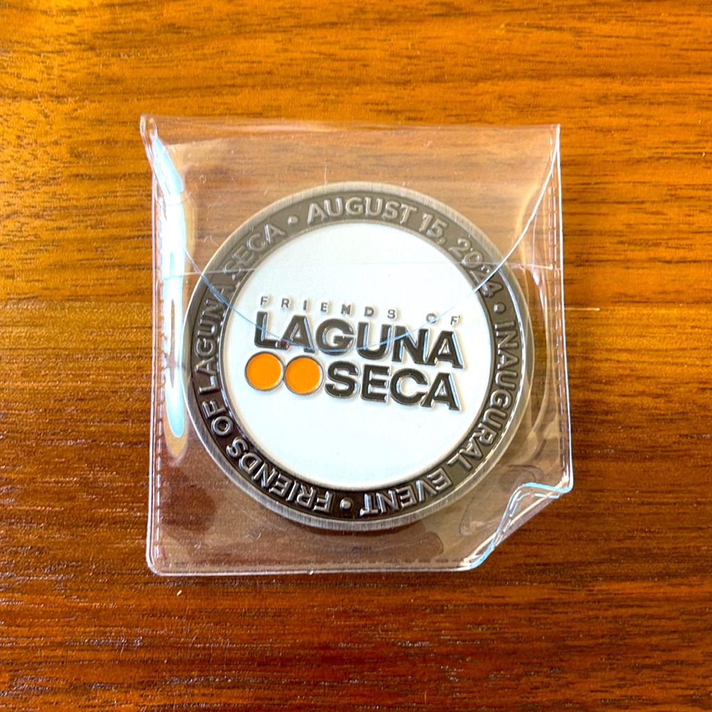 New Friends Of Laguna Seca Raceway 2024 Edition Medallion